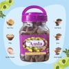 Dr. Asma Herbals MEDI AMLA CHATPATA, Ayurvedic Sun Dried (Suraj tapi) Amla Pieces Infused with Hing, Jeera, Kali Mirch For Indigestion and Gut Health (400g x Pack of 2) view 2