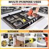 CESITRA 8Pcs Power Scrub Pads Drill Attachment Set,Power Scrubber Cleaning for Bathroom,Surfaces,Floor,Tile Scrubber Scouring Pads Cleaning Kit,Car Drill Brushes(Yellow) view 4