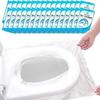 AJB Disposable Toilet Seat Covers - 50 Sheets | No Direct Contact with Unhygienic Seats| Easy To Dispose| Nature Friendly| Must Have For Women and Men (50Pc In One Packet) view 1