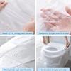 AJB Disposable Toilet Seat Covers - 50 Sheets | No Direct Contact with Unhygienic Seats| Easy To Dispose| Nature Friendly| Must Have For Women and Men (50Pc In One Packet) view 2