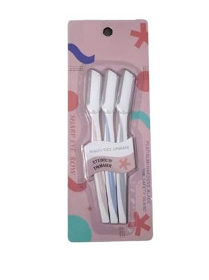 Truvic Reusable Face & Eyebrow Razor For Women, For Painless Hair Removal, Razor for Face, Eyebrows, Upperlips, Chin, Side Locks, Forehead, Pack of 3 Face Razor for women