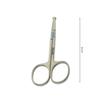 [Ear Lobe & Accessories] Nose/Ear Hair Trimming Scissor for Men & Women | Stainless Steel, 9 cm, Silver (1 Pc) view 4