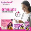 Instacheck HCG Pregnancy Detection Kit Sensitive & Accurate Measurement Results within 5 mins, Easy to Use for Home Tests (Pack of 4) kits view 3