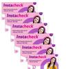 Instacheck HCG Pregnancy Detection Kit Sensitive & Accurate Measurement Results within 5 mins, Easy to Use for Home Tests with Urine Collection Tray (Pack of 6) kits view 1