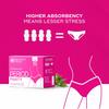 10 pcs premium cotton Ultra Absorbent Disposable Period Panties For Heavy Flow | 0% Leaks | 24 Hours 360 Sanitary Protection For Women & Girls | Postpartum & Overnight Use (L-XL) view 2