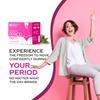 10 pcs premium cotton Ultra Absorbent Disposable Period Panties For Heavy Flow | 0% Leaks | 24 Hours 360 Sanitary Protection For Women & Girls | Postpartum & Overnight Use (L-XL) view 4
