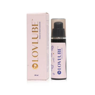 LOVLUBE Intimate Massage Oil 30 ML | Personal Lubricant | 100% Plant Based | For Him, Her & Couples | Long-Lasting With PH Balance | Ultra-Hydration & Hypoallergic | Free From Nasties