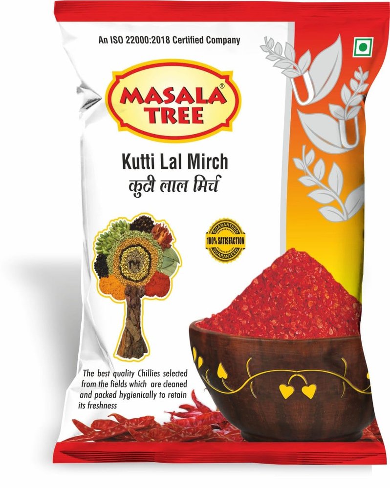 MASALA TREE Kuti Lal Mirch Powder, Red Chilly 1KG
