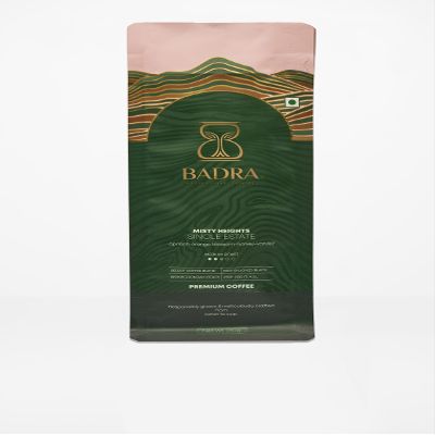 BADRA COFFEE Misty Heights Medium Roasted Espresso Freshly Ground Coffee, 250 g