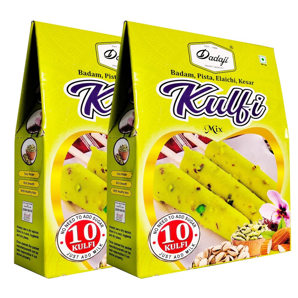Dadaji Instant Kulfi Powder Mix || Ready to Make Cardomon Kulfi Powder Mix || (Pack of 2)