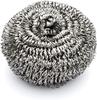HomeBliss Stainless Steel Sponges Scrubbers Cleaning Ball Utensil Scrubber Density Metal Scrubber Scouring Pads Ball for Pot Pan Dish Wash Cleaning for Removing Rust Dirty Cookware Cleaner (4) view 1