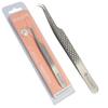 45 Degree Fiber Tips Lash Tweezers for Volume Extensions, Non-Slip Ultimate Diamond Grip Precision Lash Tweezers view 1