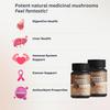 B'VERGE Turkey Tails mushroom Capsules 500mg | Digestive & Liver Health | Heart health, Stress Relief | Immune Response Support | USDA Organic - 35% Beta Glucan (7 Capsules) view 4