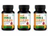 DR. VITASTA Iron & Folic Acid Capsules | Dhatri Lauha Capsule | Ayurvedic Blood Builder | Dietary Food Supplement | (30 Capsules - Pack of 3) view 1