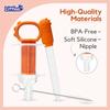 Littloo 3in1 Feeding Set | Dropper, Syringe Medicine Dispenser with a Measuring Cup, and Cleaning Brush for Babies view 3