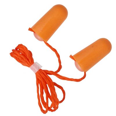 1110 Ear Plugs Corded, Reusable Earbuds Noise Cancellation, Underwater, Meditation, Study, Flight Travel, Sleeping, Extra Soft, Block Up To 29 Decibel (Pack of 200Pair, Orange)
