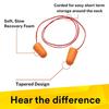 1110 Ear Plugs Corded, Reusable Earbuds Noise Cancellation, Underwater, Meditation, Study, Flight Travel, Sleeping, Extra Soft, Block Up To 29 Decibel (Pack of 200Pair, Orange) view 4