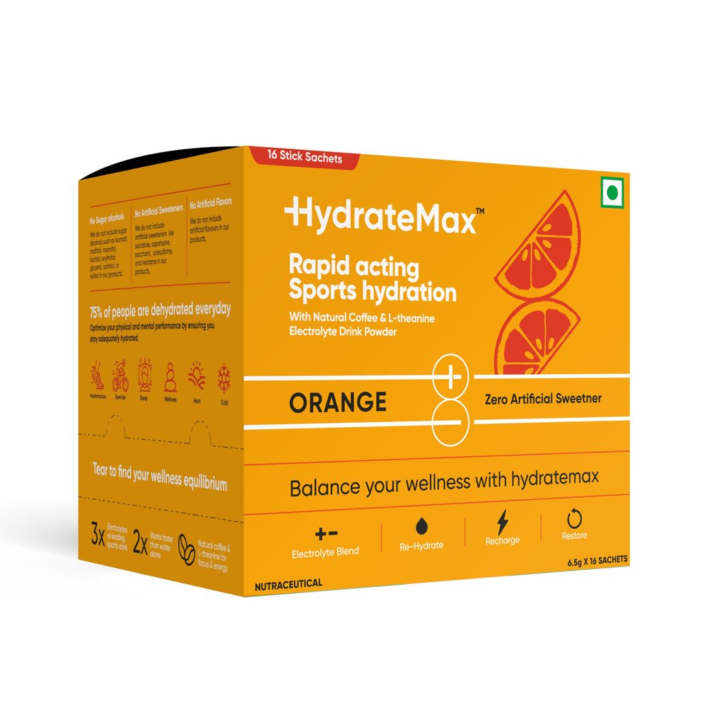 Hydratemax Rapid Acting Sports Hydration 16 SACHETS PACK OF 2