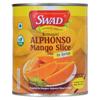 SWAD Alphonso Mango Slice with Syrup | No Added Preservatives | Export Quality Happus Aam | Ratnagiri Alphonso Mango Slices with Syrup 850g (Pack of 2) view 1