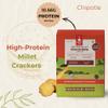 Nutty Yogi Protein Millets Crackers Combo | Chipotle Millet Crackers 80g| Masala Magic Millet Crackers 80g | Herb & Garlic Millet Crackers 80g | (Pack of 3) | Healthy Snack | Goodness of Millets view 4