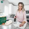 ECO SOUL [2 Ply, 360 Pulls] Tree-Free Kitchen Paper Towel | Pack of 6 (60 Pulls Per Pack) | Soft & Highly Absorbent | Eco Friendly, Natural, Biodegradable | Everyday Kitchen Paper Towel view 4