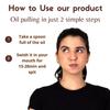 COCO CRUSH Cold Pressed Coconut Oil for Oil Pulling & Copper tongue cleaner | Extra Virgin, 100% Pure & Natural | Gandusha Kriya - Coconut | Protect teeth, gums, and mouth (50ml + tongue cleaner) view 3