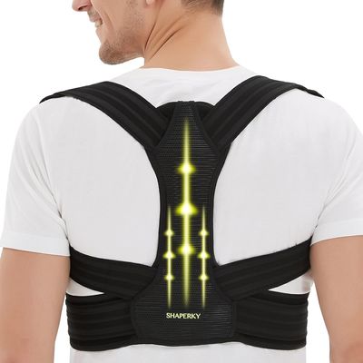MVM Enterprise Posture Corrector for Men and Women, Adjustable Upper Back Brace, Muscle Memory Support Straightener, Providing Pain Relief from Neck, Shoulder, and Upper
