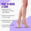 AKTIVE SUPPORT Imported Class II Graduated Medical Compression Stockings I Below Knee | Varicose Veins Stockings For Men and Women | 23-32mm/Hg I Oedema in Pregnancy (SMALL) view 4