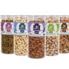 RUDVED Dry Fruits Jar Combo Pack of 5 X 400 gm Almonds Cashew Pista Raisins Walnuts view 1