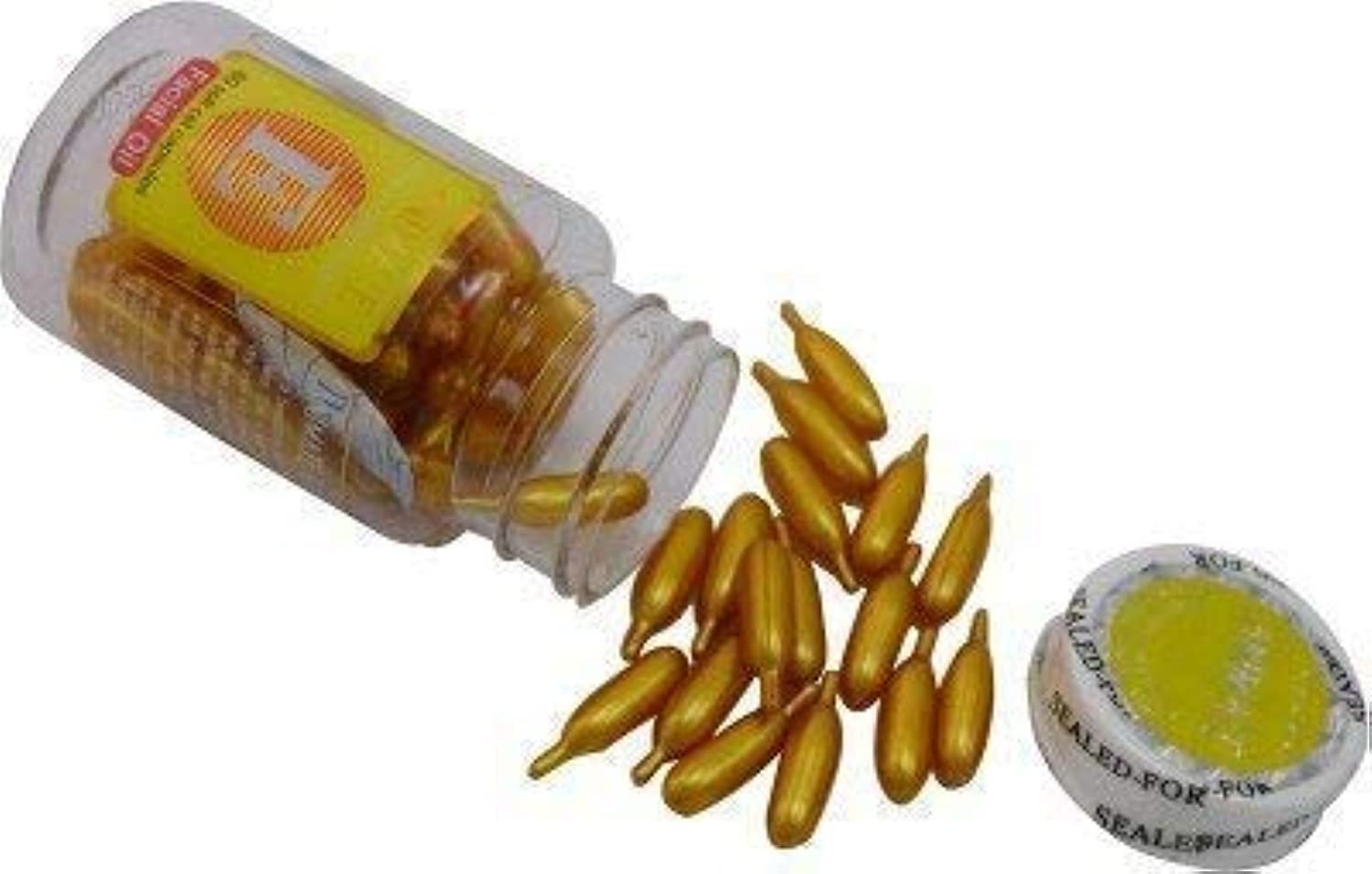 60 PCs Beauty Profession Vitamin E Capsules For Hair And Skin, Aloe Vera And Vitamin