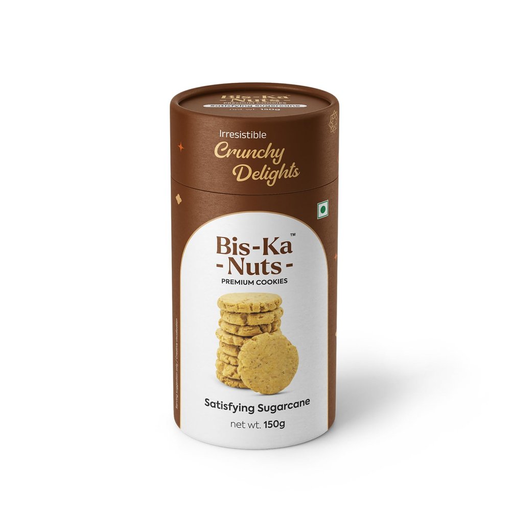 Dreambite Bis-Ka-Nuts- | Crunchy Delights | Favourite snack for everyone | Tea Time Snack | 150 Grams | Pack of 1 (Satisfying Sugarcane)