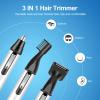 Brigin Professional Painless Electric Nose & Ear Hair Trimmer, USB Rechargeable, IPX7 Waterproof view 2