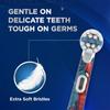 Oral-B ORIGINAL Kids Rechargeable Electric Toothbrush Soft Replacement Brush Heads [10X POWERFUL THAN COMPATIBLE PRODUCTS],Spider Man, 2 Refills, Deep clean between teeth view 2