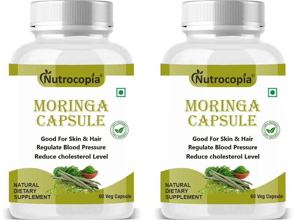 Nutrocopia Moringa Health Supplement Capsule (60 Caps) Pack of 2