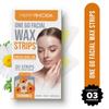 Hilary Rhoda Women One Go Facial Wax Strips | Chamomile Extract | Ready-to-Use for Upper Lip, Chin & Cheeks | Hair Removal Strips with 2 Wipes | Painless, Quick & Gentle Waxing | 20 Strips view 2