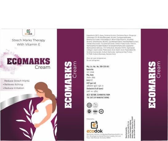 ECODOK Ecomarks Stretch Marks Removal Cream