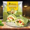 Habanero Spinach Tortilla Wrap| Fresh Taste & Soft Texture l Best for Burrito, Wraps, Tacos, Samosas, Shawarmas and Rolls l On the Go l Enjoy our tortilla wraps with mozzarella cheese or butter l 336g view 1
