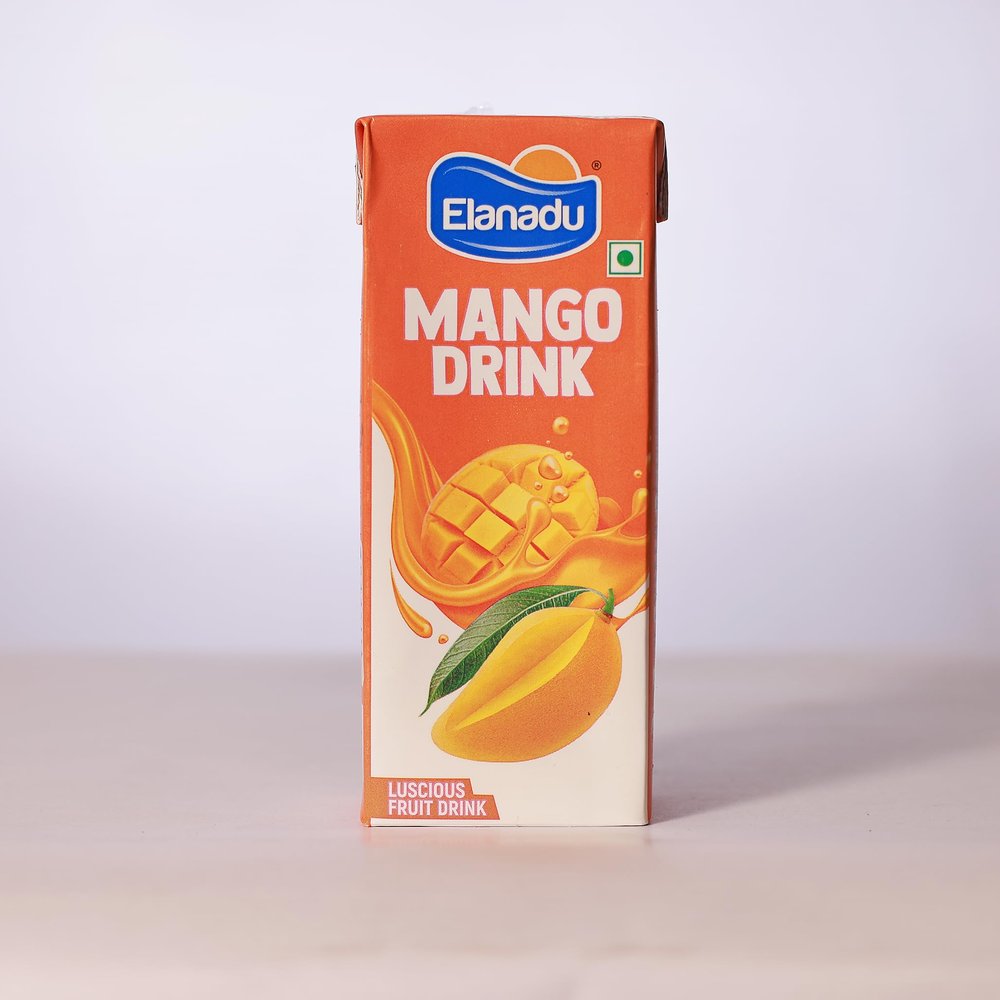 Elanadu Luscious Mango Drink 180mlx6pkt | Alphonso mango Juice|180mlx6Pkt(1080ml)