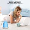 200ml Essential Oil Diffusers for Home Small Room Humidifierwith Soft Light,Fragrance Aromatherapy Diffusers,for Essential Oils Waterless Auto Shut Off for Office Room, Bedroom (Mist) view 3