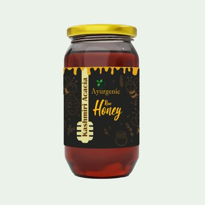 Ayurgenic, Kashmiri Acacia Raw Honey, 500g - 1kg Net Weight (0.5)