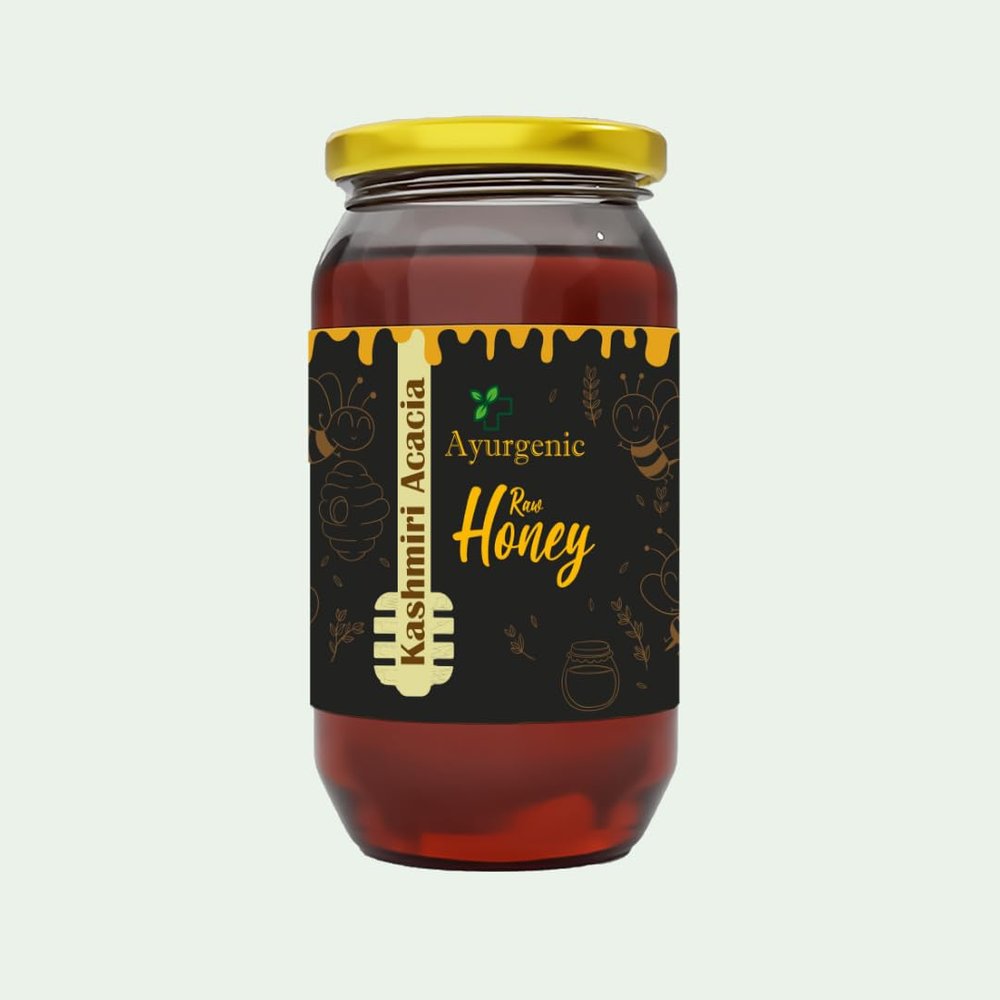 Ayurgenic, Kashmiri Acacia Raw Honey, 500g - 1kg Net Weight (0.5)