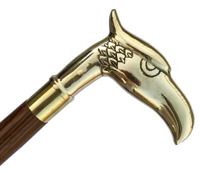 36'' Handmade Design Brass Wooden Walking Stick with Brass Handle Stylish Wooden Cane Luxury Walking Cane - Fashion Statement/Gifts for Men, Women, Unisex Adult