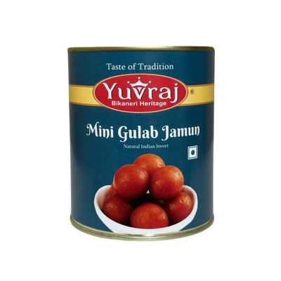 Yuvraj Mini gulab jamun sweets 1 kg tin