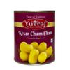 Yuvraj Kesar cham cham & Mini Gulab Jamun sweets 1 kg x 2 tin Pack view 3