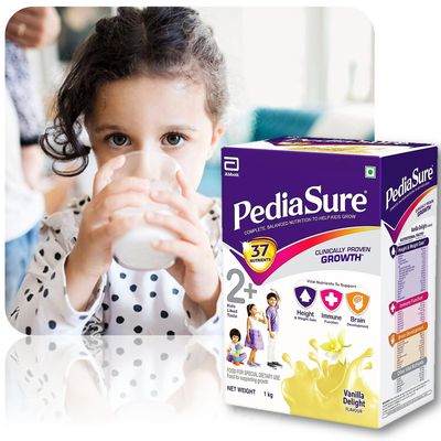 Pediasure 1kg Vanila Nutritional Drink Powder,Scientifically Designed Nutrition for Supporting Kids Growth