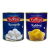 Yuvraj Rajbog & Rasogolla sweets combo 1 kg x 2 tin pack view 1
