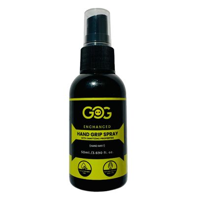 Gameonglow GOG - Enchanced Hand Grip Spray for Sports Gloves | Cricket, Gym Lifting, Football Goalkeeper | Prevents Sweaty Palms | Men & Women | 50 ml - Pack of 4