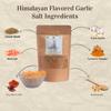 Gauraaj Handgrounded Garlic Himalayan Flavored Salt - 100g | Organic Pahadi Namak Seasoning | Pisyu Loon Seasoning Mix for Popcorn, Salad, Raita, Snacks | No Preservatives & Chemicals (Pack of 1) view 3