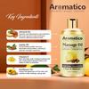 AROMATICO Lemon Cinnamon Massage Oil. Romantic Oil for Passionate Evenings - 300ml. Intimate Full Body Massage Oil for Couples. Non-sticky, Made of Only Natural Ingredients view 2