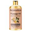 AROMATICO Jasmine Orange Massage Oil. Soothing Aromatherapy Body Oil with Sweet Citrus & Floral Notes. Relaxing, Spa-Quality Formula for Stress Relief & Skin Hydration - 300ml view 1